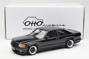 Mercedes 560 SEC C126 AMG Widebody Černý Otto 1:18 OT187 Pryskyřice – obrázek 6 z 6