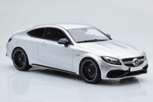 Mercedes C63S AMG C205 Coupe Stříbrný GT Spirit 1:18 GT116 Pryskyřice – obrázek 4 z 6