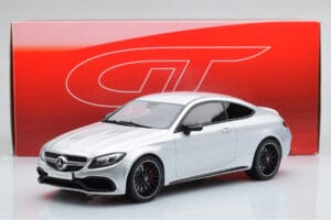 Mercedes C63S AMG C205 Coupe Stříbrný GT Spirit 1:18 GT116 Pryskyřice – obrázek 6 z 6