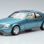 Mercedes CL600 C140 Modrý Metalíza Norev 1:18 183448 Kov