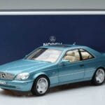 Mercedes CL600 C140 Modrý Metalíza Norev 1:18 183448 Kov - image 7 of 7