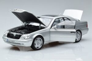 Mercedes CL600 C140 Stříbrný Metalíza Norev 1:18 183446 Kov – obrázek 2 z 7