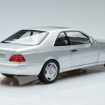 Mercedes CL600 C140 Stříbrný Metalíza Norev 1:18 183446 Kov - image 3 of 7