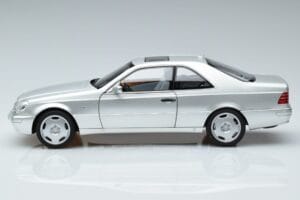 Mercedes CL600 C140 Stříbrný Metalíza Norev 1:18 183446 Kov – obrázek 4 z 7