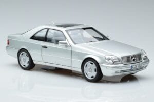 Mercedes CL600 C140 Stříbrný Metalíza Norev 1:18 183446 Kov – obrázek 5 z 7