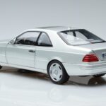 Mercedes CL600 C140 Stříbrný Metalíza Norev 1:18 183446 Kov - image 6 of 7