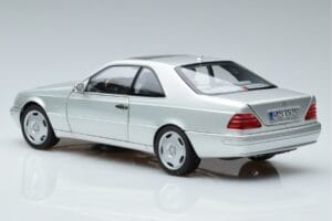 Mercedes CL600 C140 Stříbrný Metalíza Norev 1:18 183446 Kov – obrázek 6 z 7