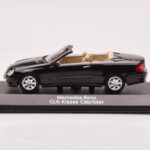 Mercedes CLK A209 Kabriolet Obsidian Černý Metalický Minichamps 1:43