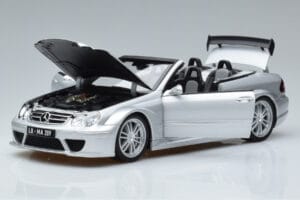 Mercedes CLK DTM AMG W209 Kabriolet Stříbrný Kyosho 1:18 B66962272 Kov – obrázek 2 z 8