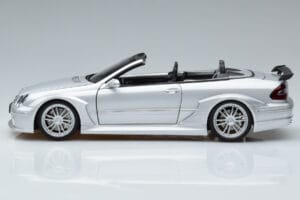 Mercedes CLK DTM AMG W209 Kabriolet Stříbrný Kyosho 1:18 B66962272 Kov – obrázek 5 z 8