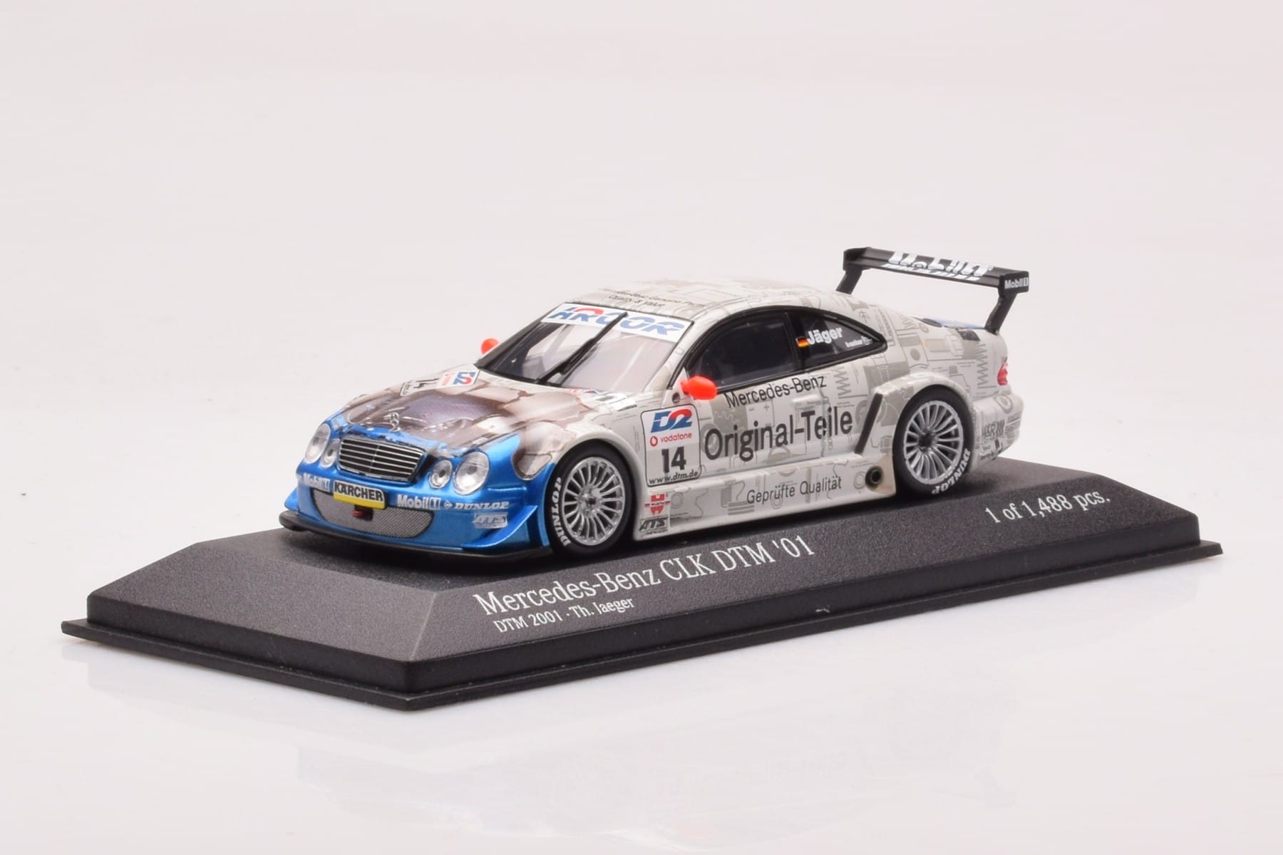 Mercedes CLK DTM Team Persson #14 Jaeger DTM 2001 Minichamps 1:43 400013714 Kov – obrázek 2 z 4