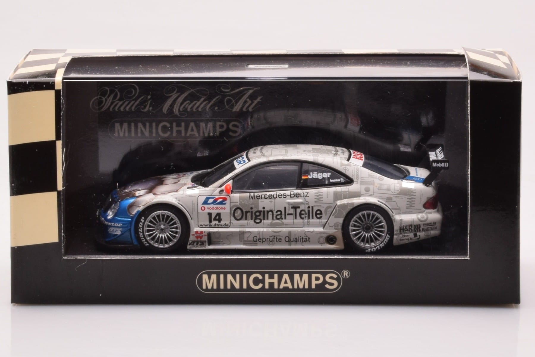 Mercedes CLK DTM Team Persson #14 Jaeger DTM 2001 Minichamps 1:43 400013714 Kov – obrázek 4 z 4