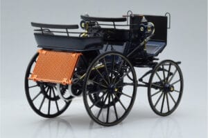 Mercedes Daimler Motorkutsche Tmavě Modrá Norev 1:18 183700 Kov – obrázek 2 z 6