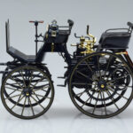 Mercedes Daimler Motorkutsche Tmavě Modrá Norev 1:18 - image 3 of 6