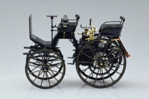 Mercedes Daimler Motorkutsche Tmavě Modrá Norev 1:18 183700 Kov – obrázek 3 z 6