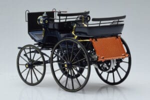 Mercedes Daimler Motorkutsche Tmavě Modrá Norev 1:18 183700 Kov – obrázek 5 z 6