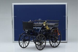 Mercedes Daimler Motorkutsche Tmavě Modrá Norev 1:18 183700 Kov – obrázek 6 z 6