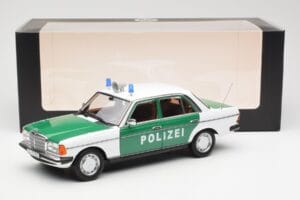 Mercedes E-Class W123 Polizei Norev 1:18 B66040676 Kov – obrázek 8 z 8