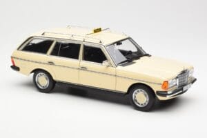 Mercedes 230T W123 T-Model Taxi Norev 1:18 183731 Kov – obrázek 6 z 8