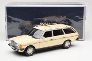 Mercedes 230T W123 T-Model Taxi Norev 1:18 183731 Kov – obrázek 8 z 8