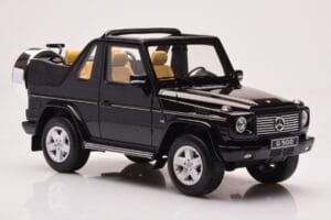 Mercedes G500 W463 Kabriolet Obsidian Černý Otto 1:18 OT1040 Pryskyřice – obrázek 4 z 6