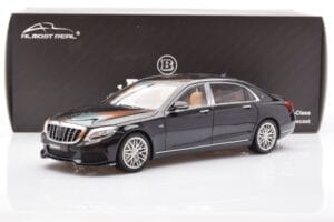 Mercedes Maybach S-Class W222 Brabus 900 Obsidian Černý Almost Real 1:18 860102 Kov – obrázek 8 z 8