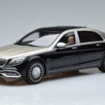 Mercedes Maybach S600 W222 Černý Stříbrný GT Spirit 1:18 GT237 Pryskyřice