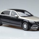 Mercedes Maybach S600 W222 Černý Stříbrný GT Spirit 1:18 GT237 Pryskyřice - image 4 of 6
