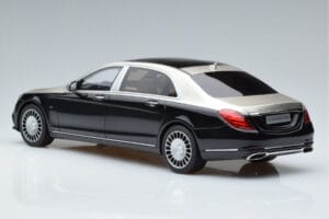 Mercedes Maybach S600 W222 Černý Stříbrný GT Spirit 1:18 GT237 Pryskyřice – obrázek 5 z 6