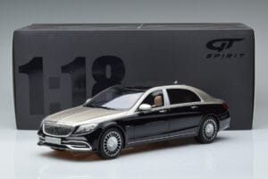 Mercedes Maybach S600 W222 Černý Stříbrný GT Spirit 1:18 GT237 Pryskyřice – obrázek 6 z 6