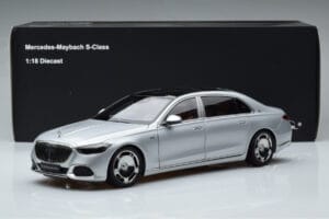 Mercedes Maybach S600 W222 V12 Biturbo Hightech Stříbrný Almost Real 1:18 820118 Kov – obrázek 12 z 12