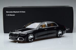 Mercedes Maybach S600 W222 V12 Biturbo Obsidian Černý Almost Real 1:18 820115 Kov – obrázek 11 z 11