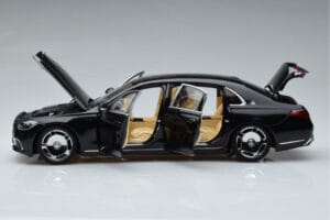 Mercedes Maybach S600 W222 V12 Biturbo Obsidian Černý Almost Real 1:18 820115 Kov – obrázek 4 z 11