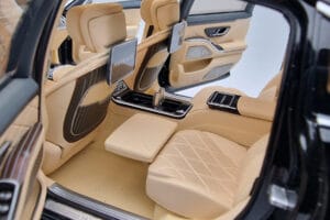 Mercedes Maybach S600 W222 V12 Biturbo Obsidian Černý Almost Real 1:18 820115 Kov – obrázek 9 z 11
