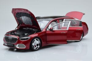 Mercedes Maybach S600 W222 V12 Biturbo Patagonia Červený Almost Real 1:18 820119 Kov – obrázek 2 z 10