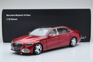 Mercedes Maybach S600 W222 V12 Biturbo Patagonia Červený Almost Real 1:18 820119 Kov – obrázek 10 z 10