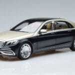 Mercedes Maybach S650 X222 Stříbrně Modrý Norev 1:18 B66960615 Kov