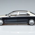 Mercedes Maybach S650 X222 Stříbrně Modrý Norev 1:18 B66960615 Kov - image 4 of 7