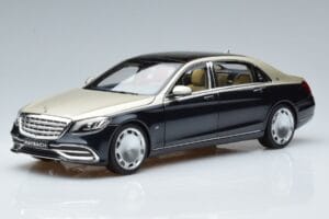 Mercedes Maybach S650 X222 Stříbrně Modrý Norev 1:18 B66960615 Kov