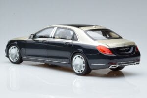 Mercedes Maybach S650 X222 Stříbrně Modrý Norev 1:18 B66960615 Kov – obrázek 6 z 7