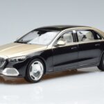 Mercedes Maybach S680 X223 Zlatý Černý Metallic Norev 1:18 183917 Kov