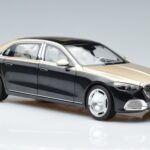 Mercedes Maybach S680 X223 Zlatý Černý Metallic Norev 1:18 183917 Kov - image 5 of 7