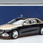 Mercedes Maybach S680 X223 Zlatý Černý Metallic Norev 1:18 183917 Kov - image 7 of 7