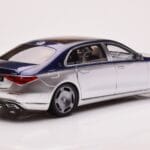 Mercedes Maybach S680 W223 Nautical Modrý Cirrus Stříbrný Almost Real 1:18 - image 3 of 8