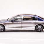 Mercedes Maybach S680 W223 Nautical Modrý Cirrus Stříbrný Almost Real 1:18 - image 4 of 8