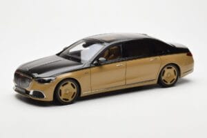Mercedes Maybach S680 W223 Obsidian Černý Sand Almost Real 1:18 820124