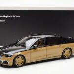 Mercedes Maybach S680 W223 Obsidian Černý Sand Almost Real 1:18 - image 7 of 7