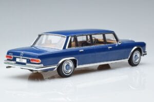 Mercedes S-Class 600 W100 LWB Pullman Tmavě Modrý MCG 1:18 MCG18189 Kov – obrázek 2 z 6
