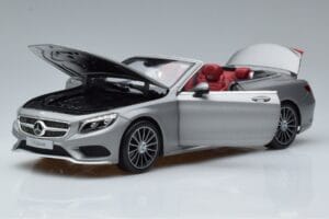 Mercedes S-Class A217 Kabriolet Šedý Norev 1:18 B66960355 Kov – obrázek 2 z 8