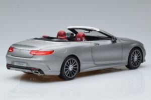Mercedes S-Class A217 Kabriolet Šedý Norev 1:18 B66960355 Kov – obrázek 3 z 8